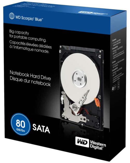 Western Digital SATA 80GB 5400 8ΜΒ 2,5''
