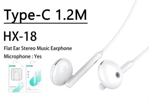 Xipin Flat Ear Ενσύρματα Στερεοφωνικά Ακουστικά Ψείρες, λευκά