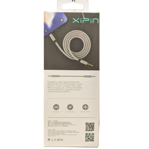 Xipin Καλώδιο 3.5mm Αρσενικό - 3.5mm Αρσενικό 3m μαύρo