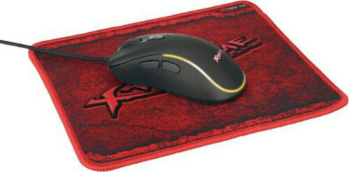 Xtrike Me Gaming Ποντίκι με Mousepad Μαύρο