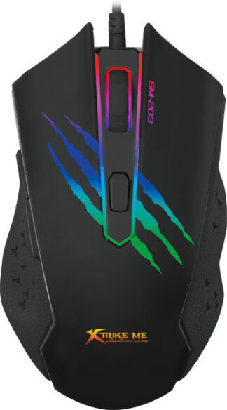 Xtrike Me RGB Gaming Ποντίκι Μαύρο